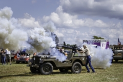 Firing of 105mm Jeep Mounted Recoiless Rifle